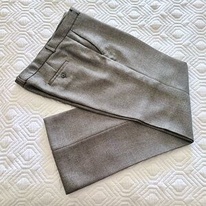 Women’s Banana Republic Taupe & Black Plaid Dress Pants
